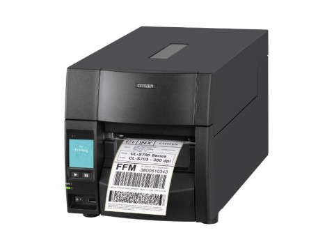 CL-S703III - Etikettendrucker, thermotransfer, 300dpi, USB + Ethernet, schwarz