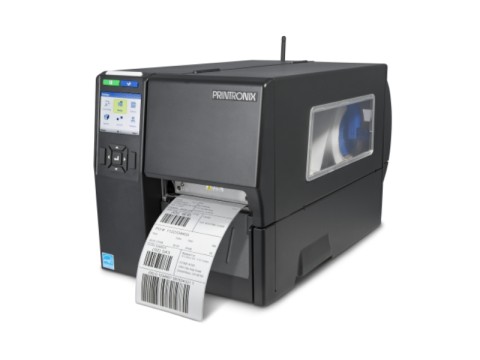 T4000 - Etikettendrucker, thermotransfer, 300dpi, Ethernet + USB + RS232, Abschneider / Auffangschale