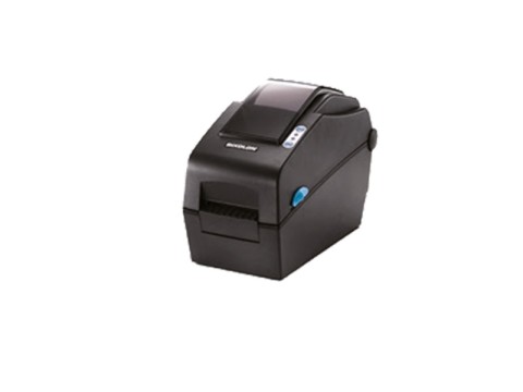 SLP-DX220 - Etikettendrucker, thermodirekt, 203dpi, Druckbreite 54mm, USB + RS232, Abschneider, dunkelgrau