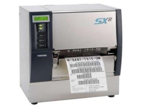 B-SX8T-TS12-QM-R - Etikettendrucker, Thermotransfer, 305dpi, Parallel, USB, LAN, Farbbandoptimierung