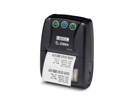 ZQ210 - Mobiler Beleg- und Etikettendrucker für kleberlose Etiketten, thermodirekt, 58mm, 203dpi, Bluetooth, USB