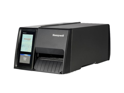 PM45C - Etikettendrucker, thermotransfer, Touch Display, Short Door, 203dpi, USB + RS232 + Ethernet, schwarz