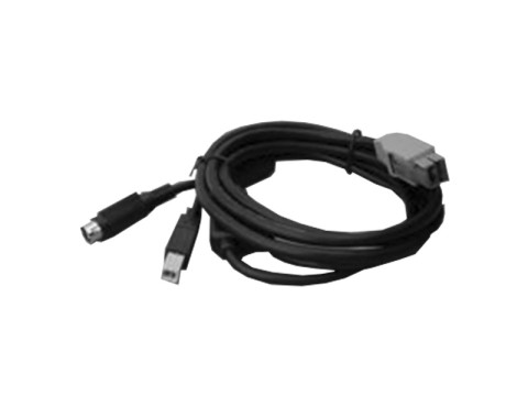 Powered USB-Kabel - 24VDC, Länge 1.6m, schwarz