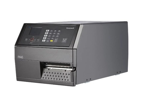 PX45 - Etikettendrucker, Thermotransfer, 203dpi, Farb-Display, RS232 + USB + Ethernet + Parallel, Aufwickler, Label Taken Sensor