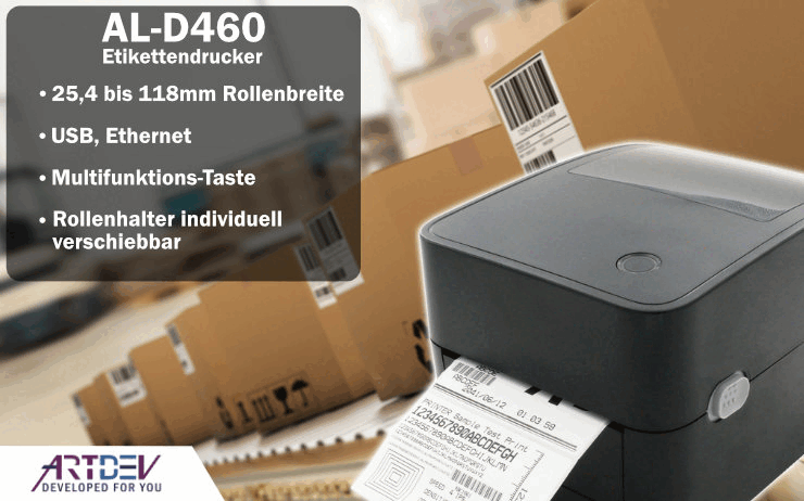 AL-D460 Etikettendrucker