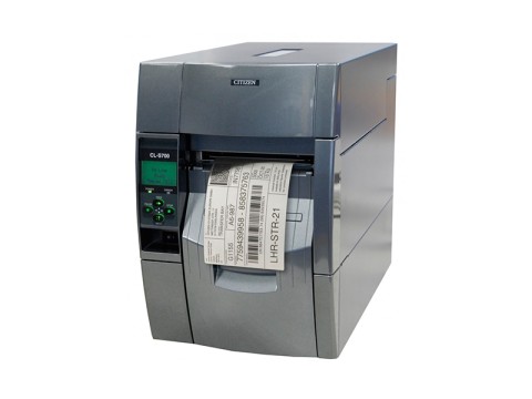 CL-S700IIR - Etikettendrucker, thermotransfer, 203dpi, Aufwickler, USB + RS232 + Parallel, grau