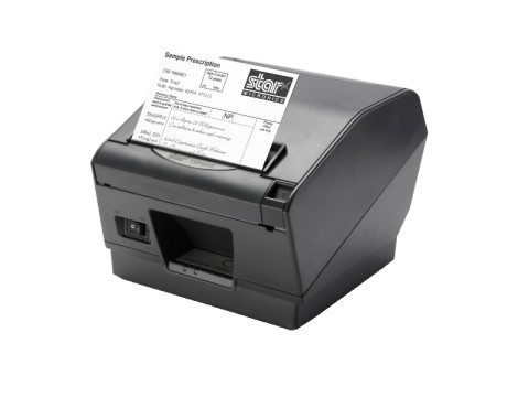 TSP847II - Bon-Thermo-/Etikettendrucker mit Abschneider, 112mm, ohne Schnittstelle, schwarz