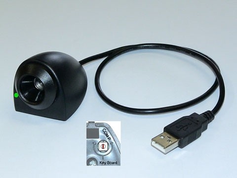 Stift-Kellnerschloss - Bluetooth, USB Stromversorgung, schwarz, Kabel 0.5m
