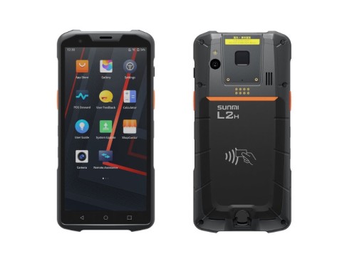L2H - 5.5" Display, Android 11 mit GMS, 4GB/64GB, Sunmi 2D-Scanner, Fingerabdruckleser, Octa-Core