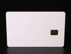 Chipkarte SLE5542 mit Unterschriftsfeld (Nachfolger der 4442)