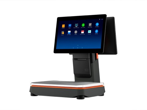 *Reklamation* S2 - Touchsystem mit Waage, 15.6" Widescreen Display + 10" Kundenanzeige, Android 7.1, 80mm Thermobondrucker